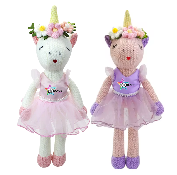 3d Dance Ballerina Unicorn