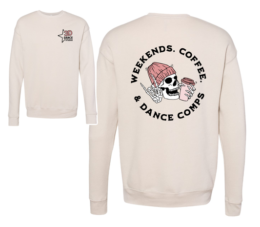 3D Dance Weekends. Coffee. Dance Comps.