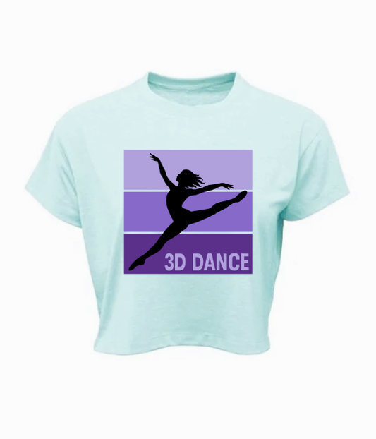 3D Dance Ladies Crop Top