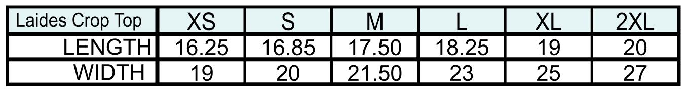 3D Dance Ladies Logo Crop Top