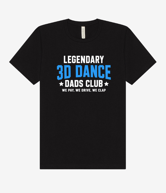 3d Dance Dad Adult tee