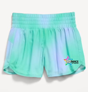 3D Dance Girls Shorts