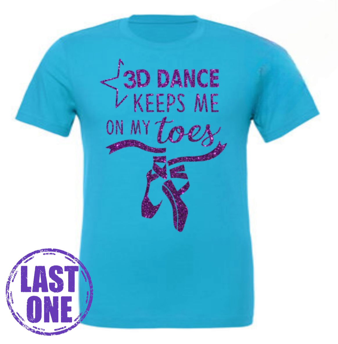 3D Dance keeps me on my toes Youth tee