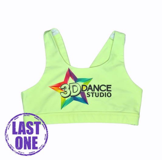 3d Dance Girls neon sports bra