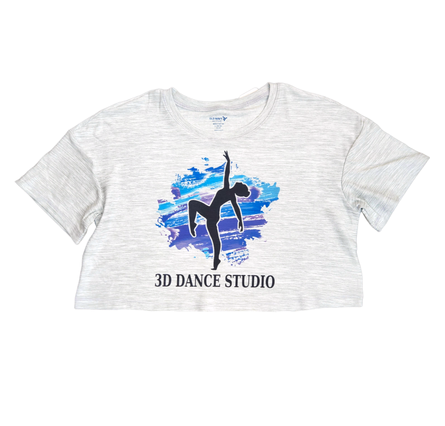 3d Dancer Girls Crop Top