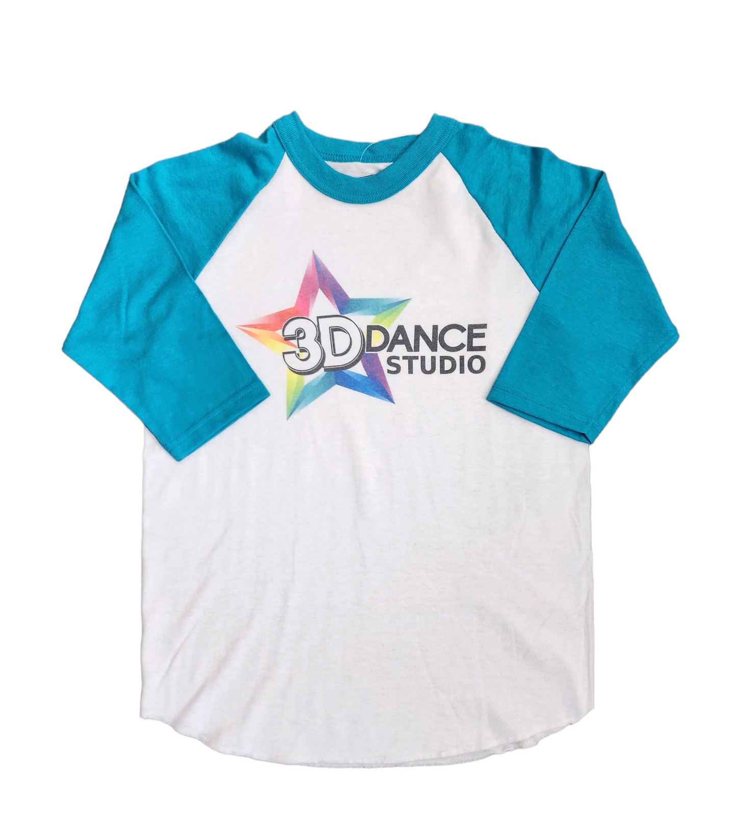 3d Logo Adult and Youth 3/4 sleeve raglan