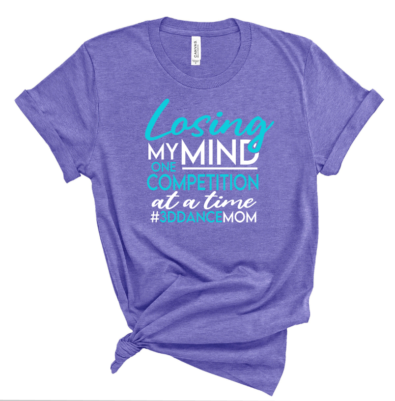 3d Dance Losing My Mind Adult tee