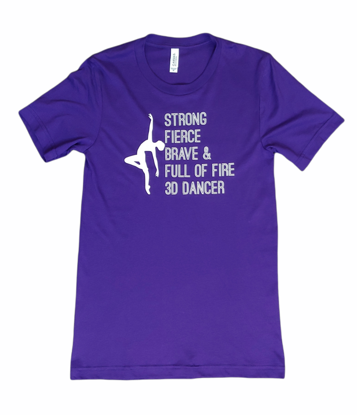 Full of fire 3d dancer Adult tee