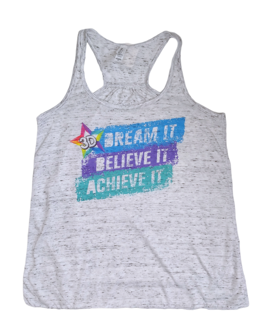 3d Dance Dream it Ladies Tank