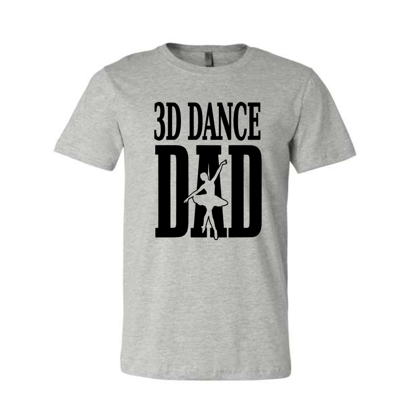 3d Dance Dad Adult tee